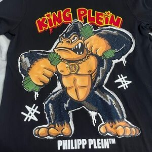 Philipp Plein bedazzled “King Plein” T-shirt